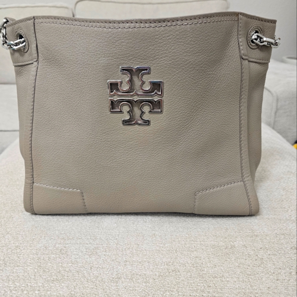 Tory Burch Small Britten in French Grey